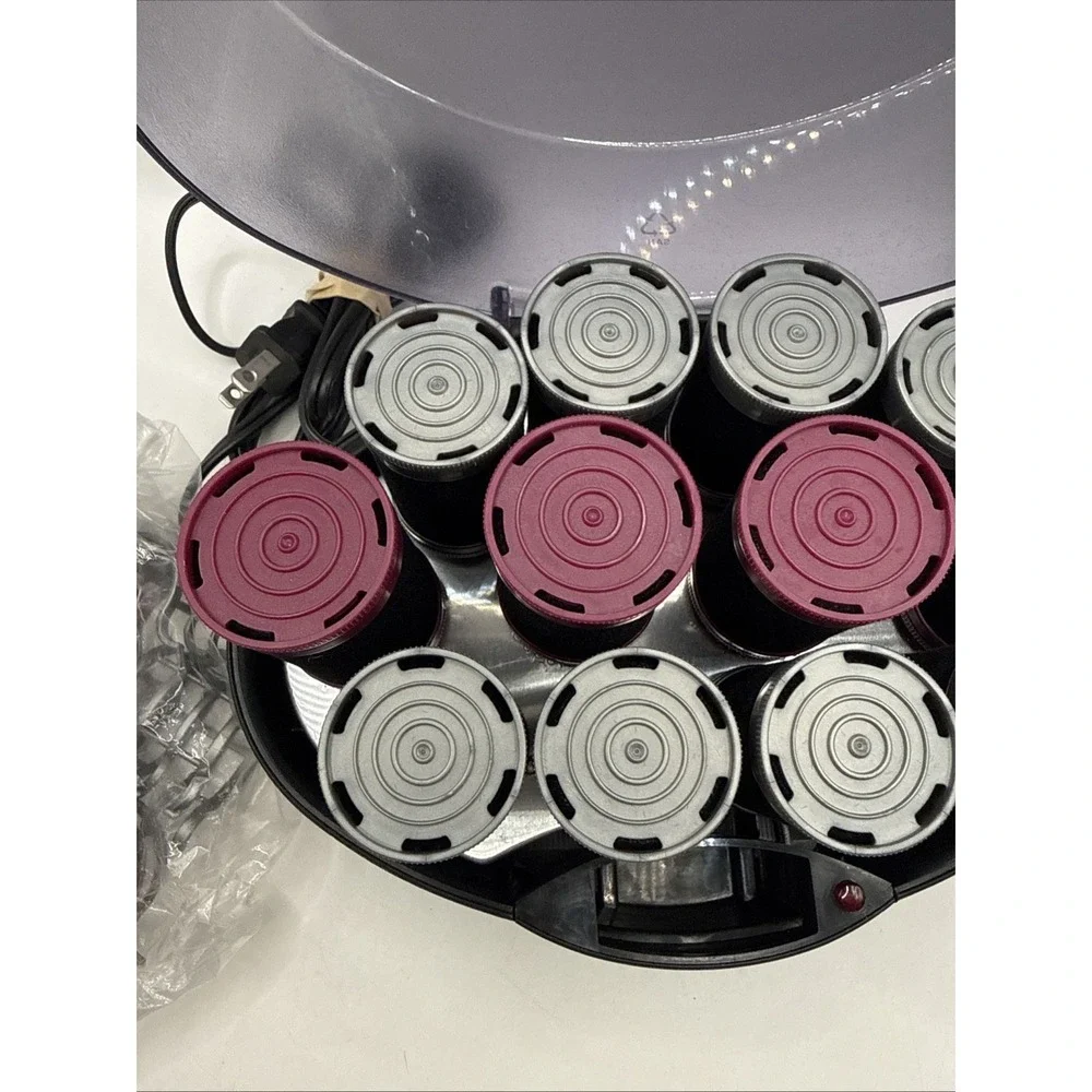Remington Jumbo Curls Heated Hair Rollers Electric Curlers Model-H0747, Working